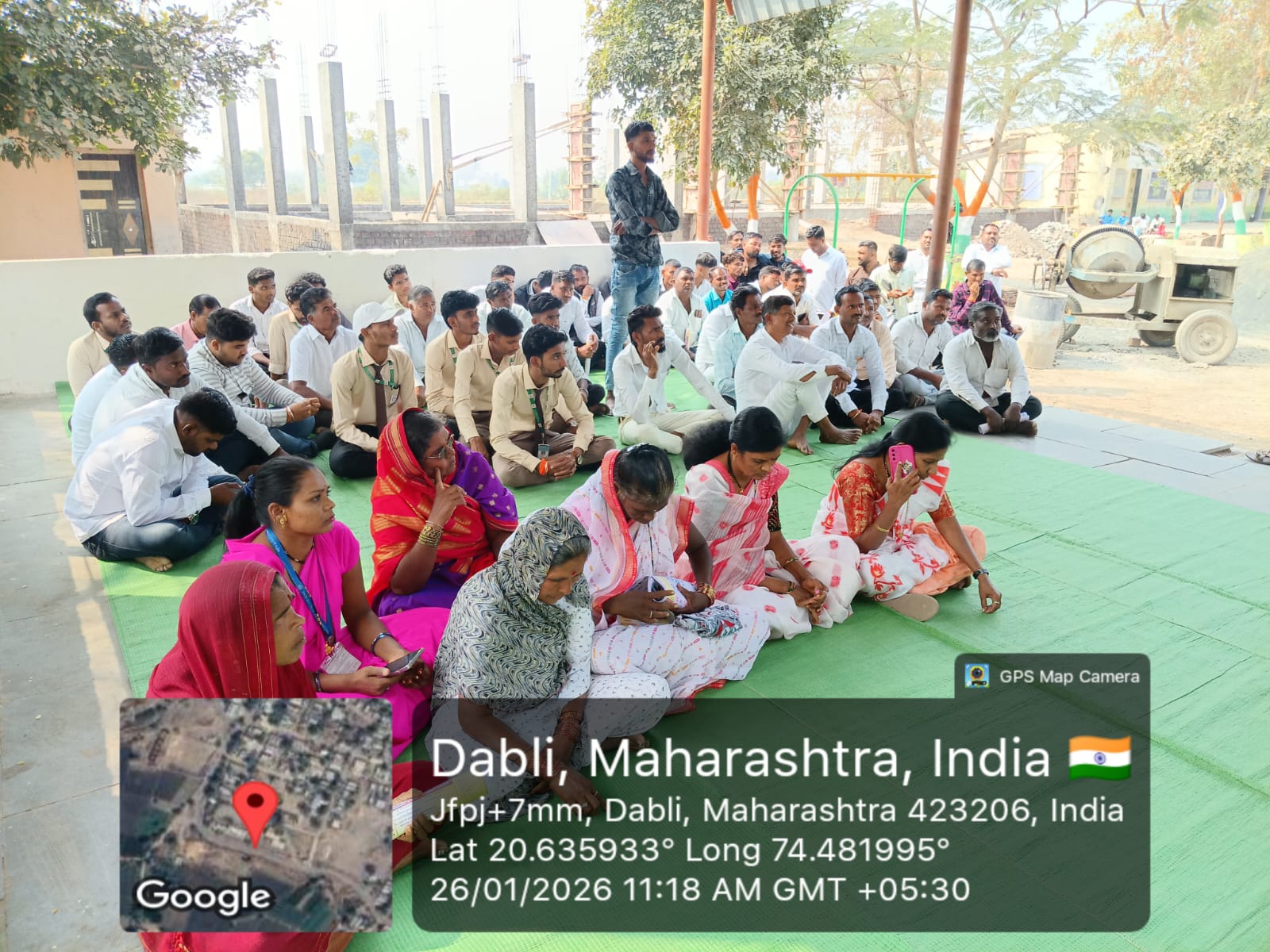 आज 26 जानेवारी रोजी ग्रामसभा घेण्यात आली