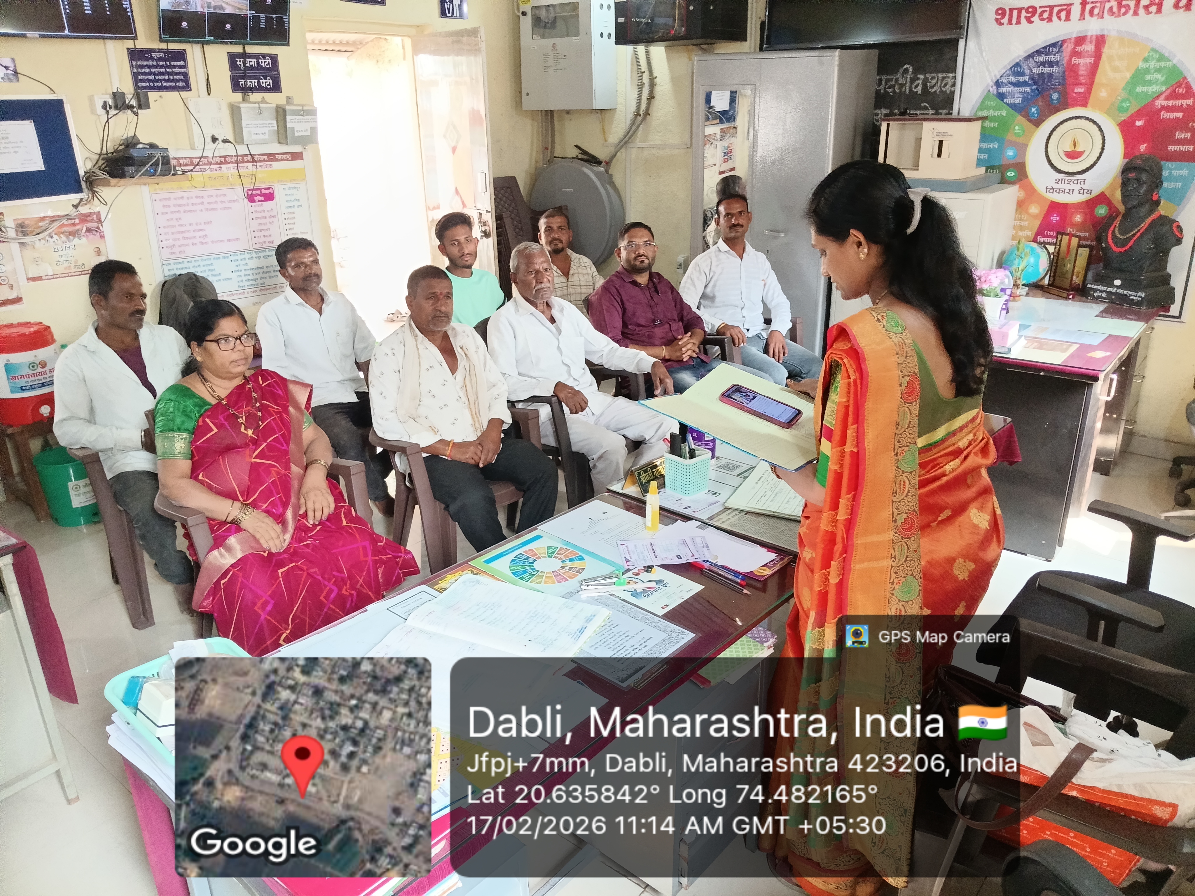 मुख्यमंत्री समृद्ध पंचायतराज अभियान अंतर्गत गुरू तेगबहादुर सिंग यांच्या जयंती निमित्त ग्रामसभा घेण्यात आली यावेळी सर्व ग्रामपंचायत अधिनस्त कर्मचारी उपस्थित होते